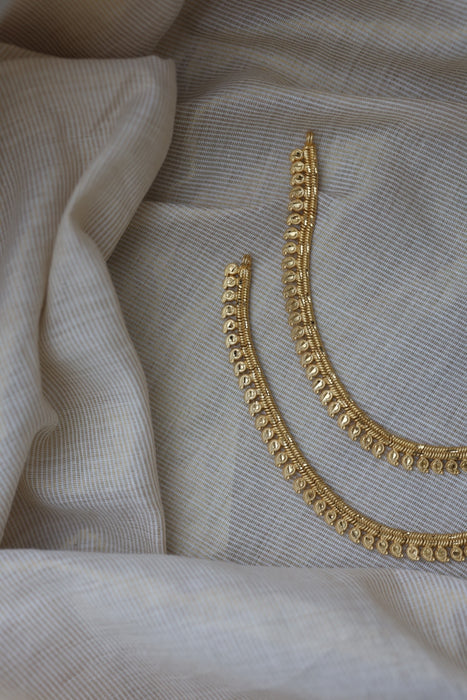 Heritage gold traditional anklet HAN3299