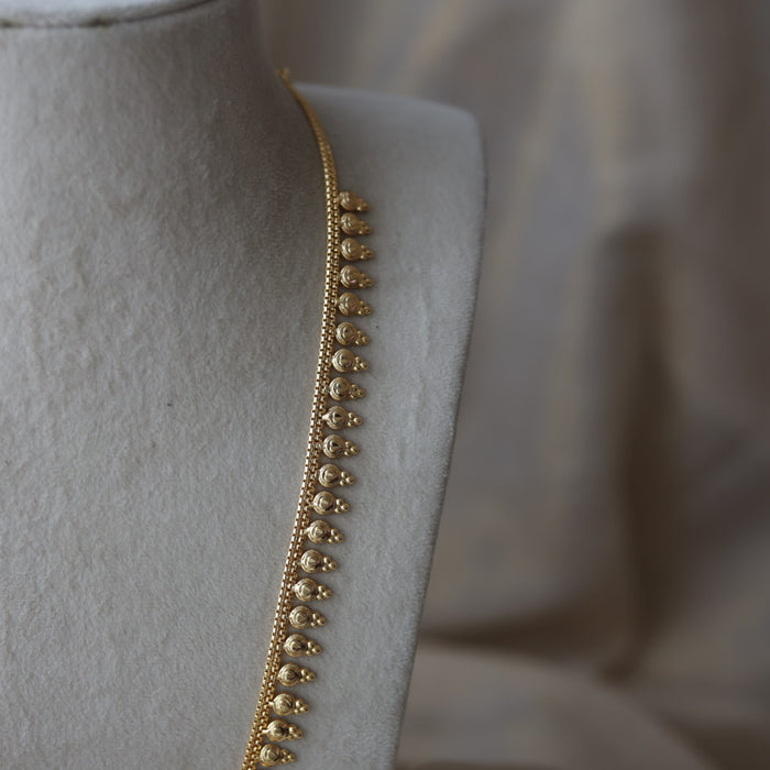 Heritage gold plated long necklace HL7562