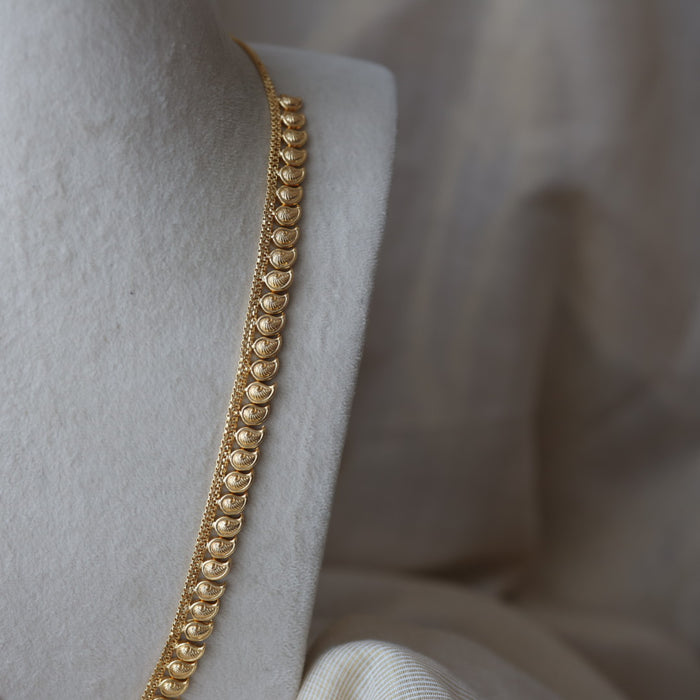 Heritage gold plated long necklace HL2442
