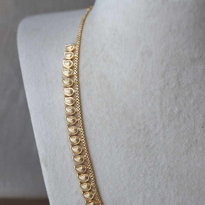 Heritage gold plated long necklace HL2442