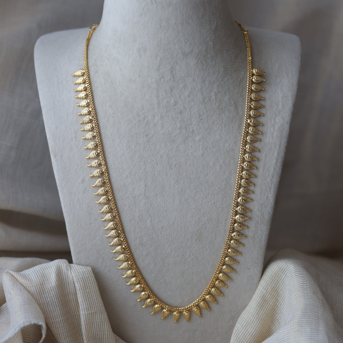 Heritage gold plated long necklace HL384
