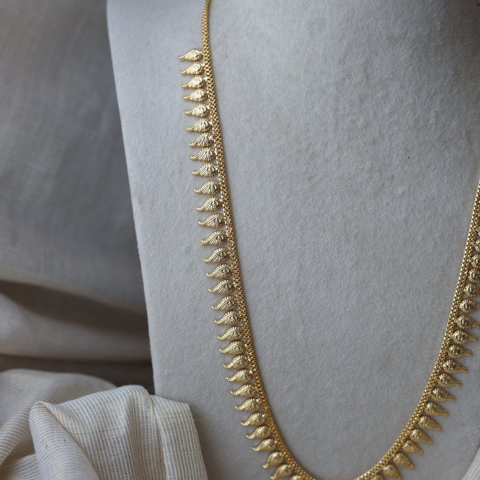 Heritage gold plated long necklace HL384