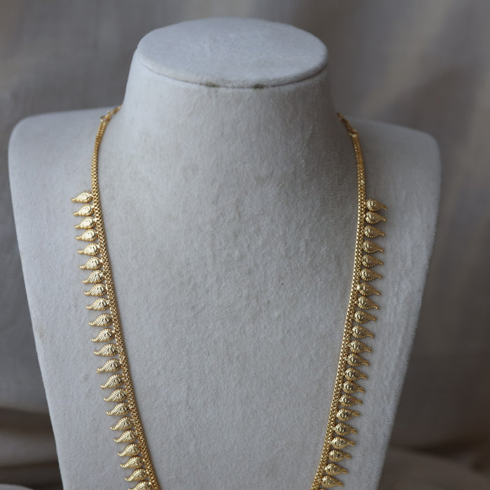 Heritage gold plated long necklace HL384