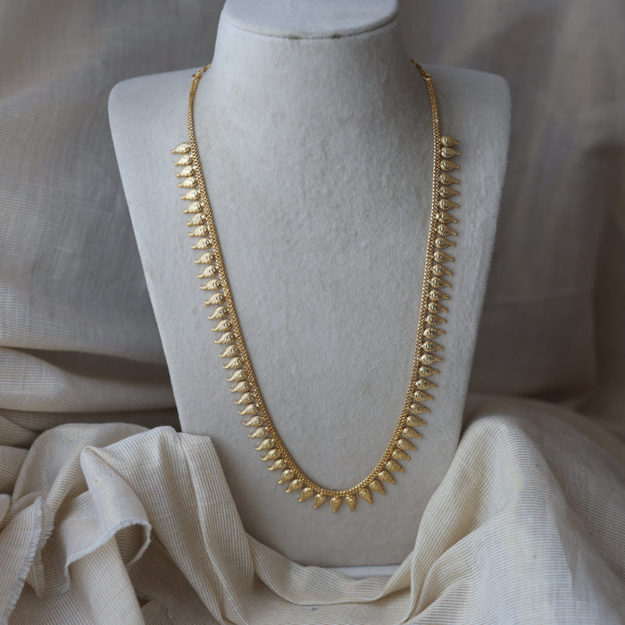 Heritage gold plated long necklace HL384