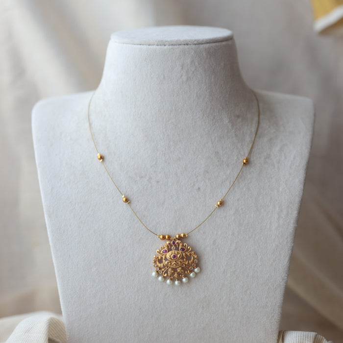 Antique invisible necklace IN022