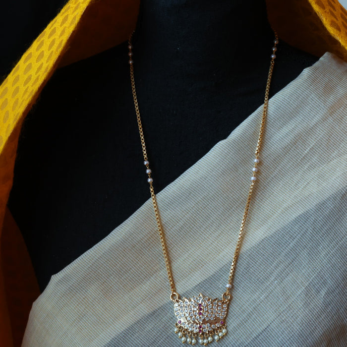 Heritage gold plated padakam necklace HP6111