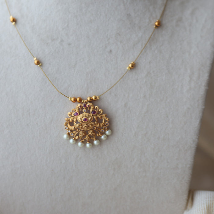 Antique invisible necklace IN022