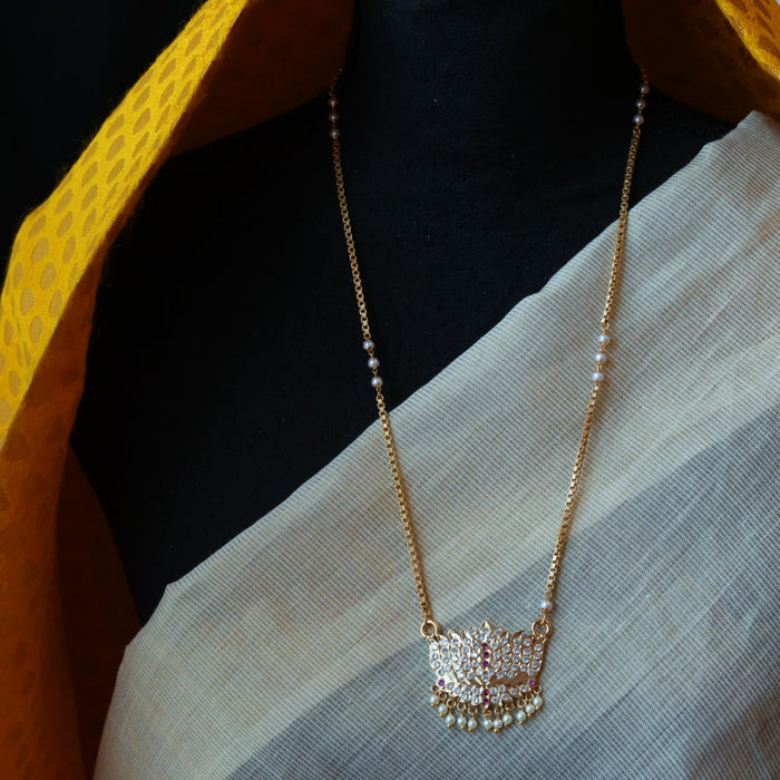 Heritage gold plated padakam necklace HP6111