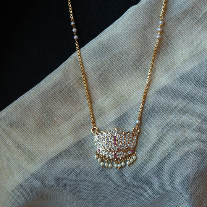 Heritage gold plated padakam necklace HP6111
