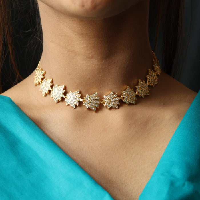 Heritage gold plated choker necklace H23923