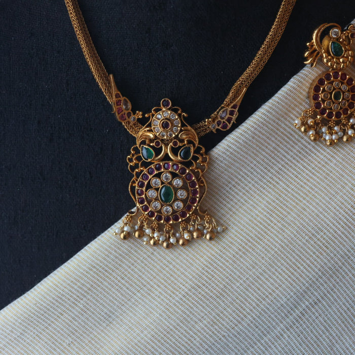 Clearance Antique short necklace with earrings TTS411