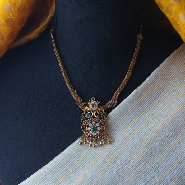 Clearance Antique short necklace with earrings TTS411