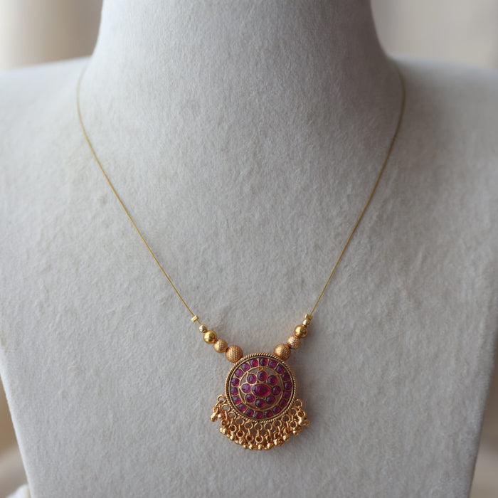 Antique invisible necklace IN01330