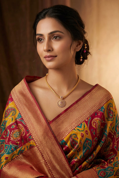 Heritage simple design short necklace H33344