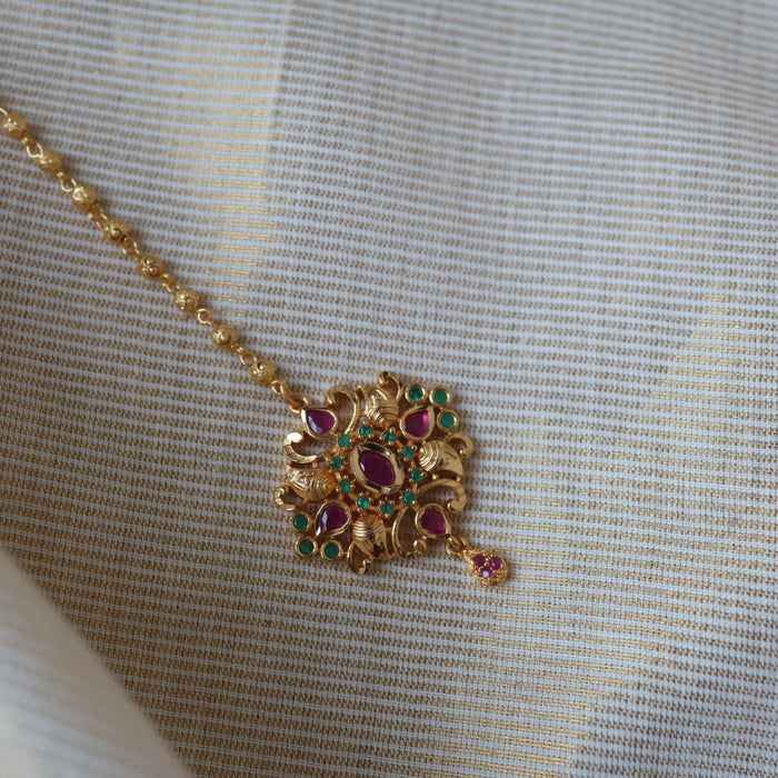 Heritage gold plated multi stine tikka TH208