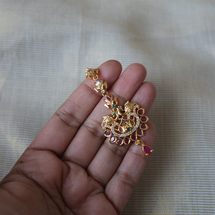 Heritage gold plated multi stine tikka TH211