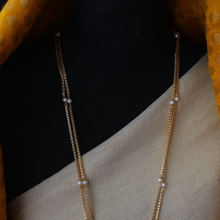 Heritage gold plated padakam necklace HPW149