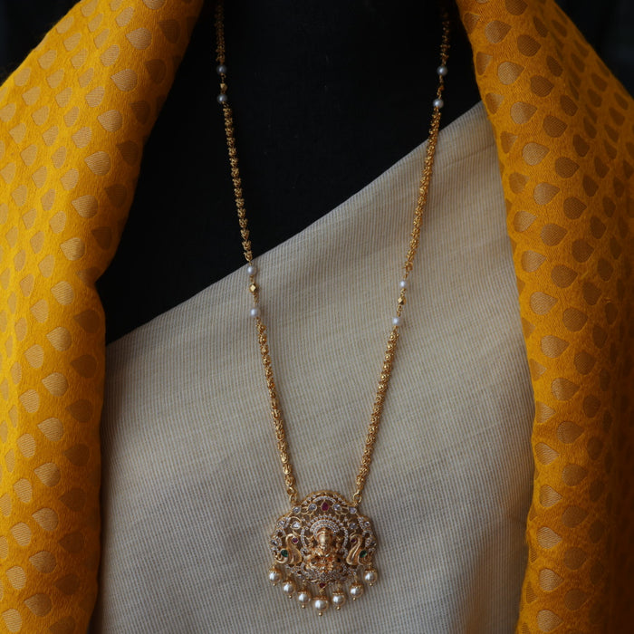 Heritage gold plated padakam necklace HPR145