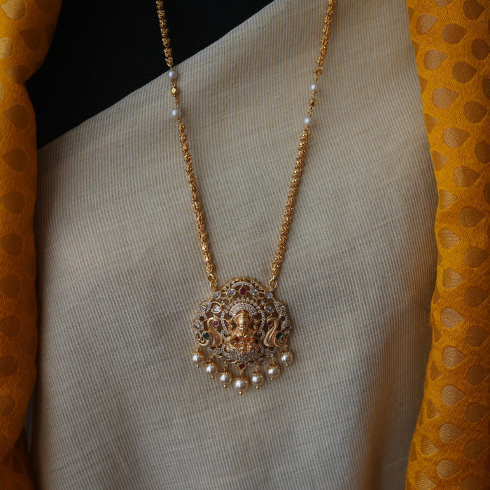 Heritage gold plated padakam necklace HPR145