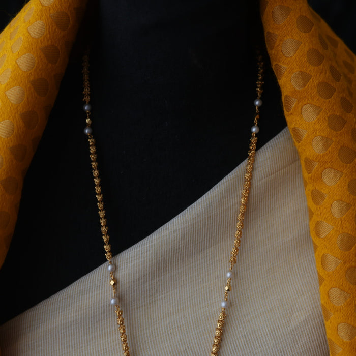 Heritage gold plated padakam necklace HPR145