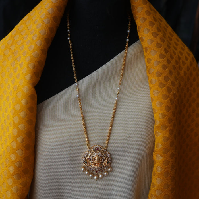 Heritage gold plated padakam necklace HPR145