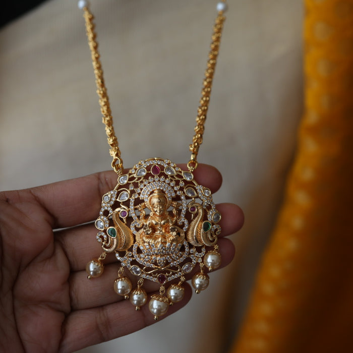 Heritage gold plated padakam necklace HPR145