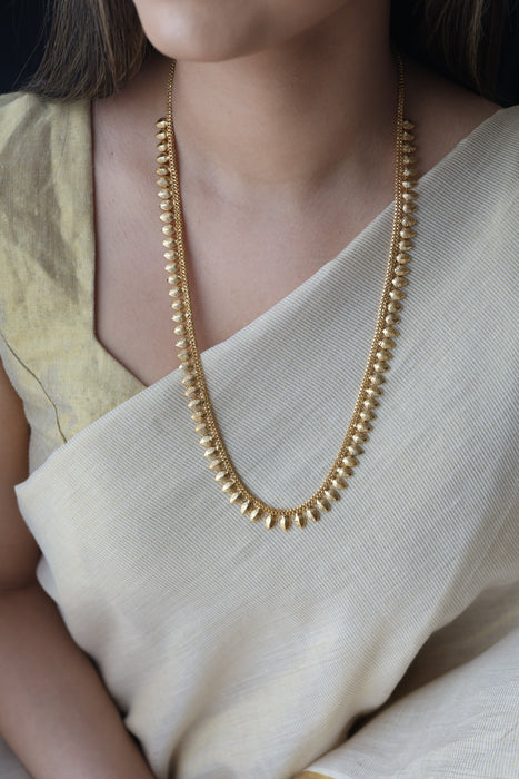 Heritage gold plated long necklace HL1711