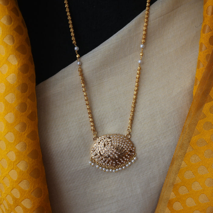 Heritage gold plated padakam necklace HPW122
