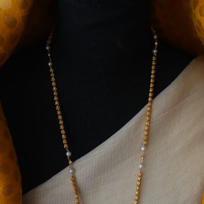 Heritage gold plated padakam necklace HPW122