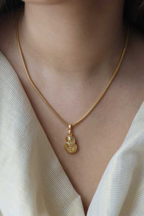 Heritage gold plated SAI BABA pendant short chain HC644