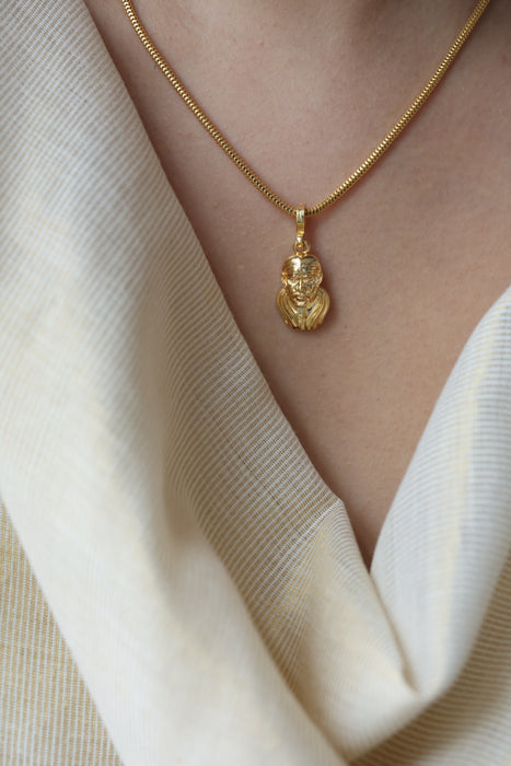 Heritage gold plated SAI BABA pendant short chain HC644