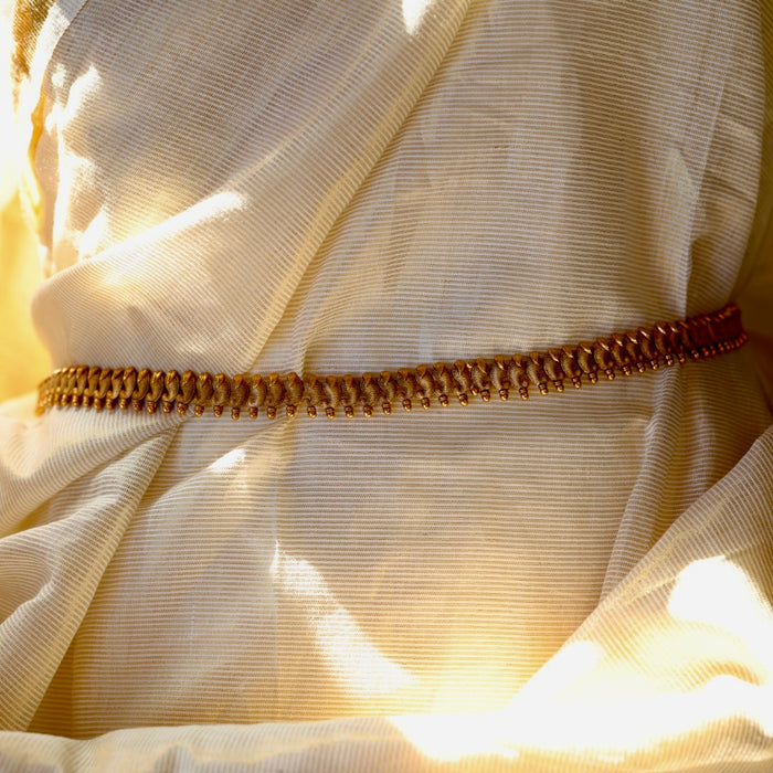 Antique plain gold design waistchain AW106632