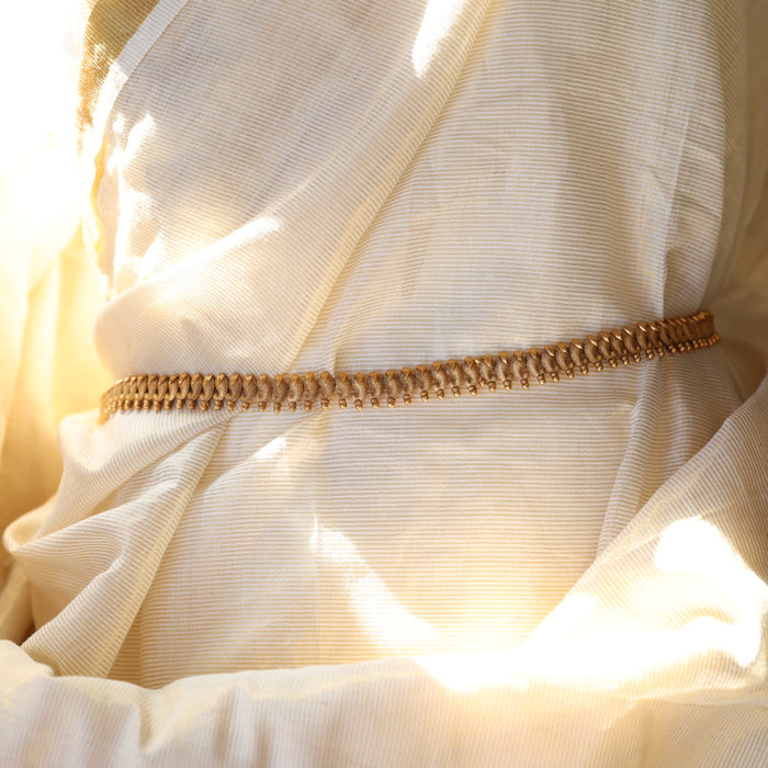 Antique plain gold design waistchain AW106632