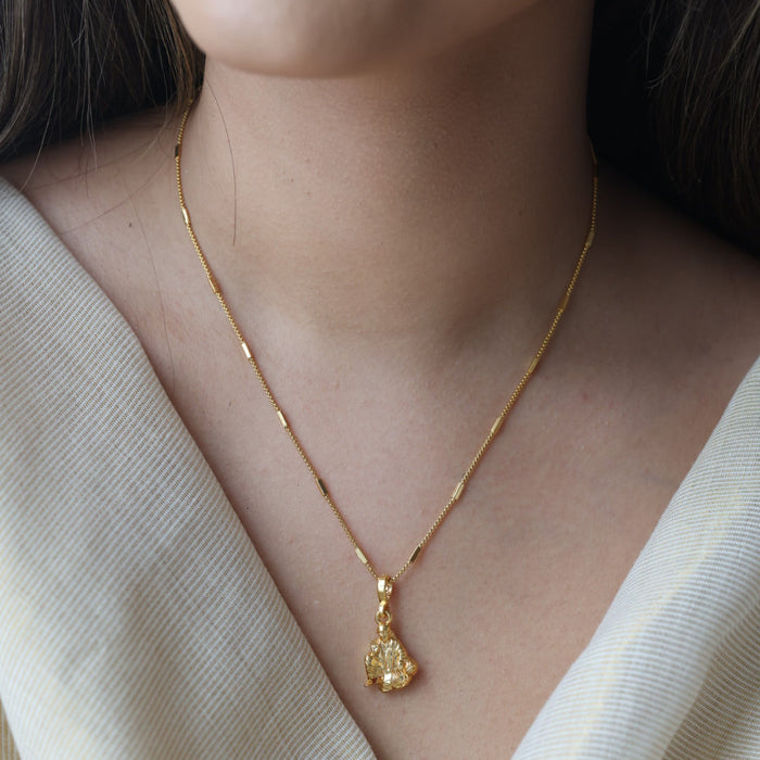 Heritage gold plated SAI BABA  pendant short chain HC1799