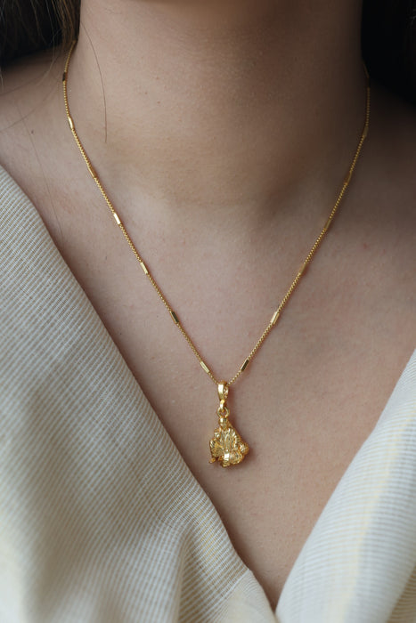 Heritage gold plated SAI BABA  pendant short chain HC1799