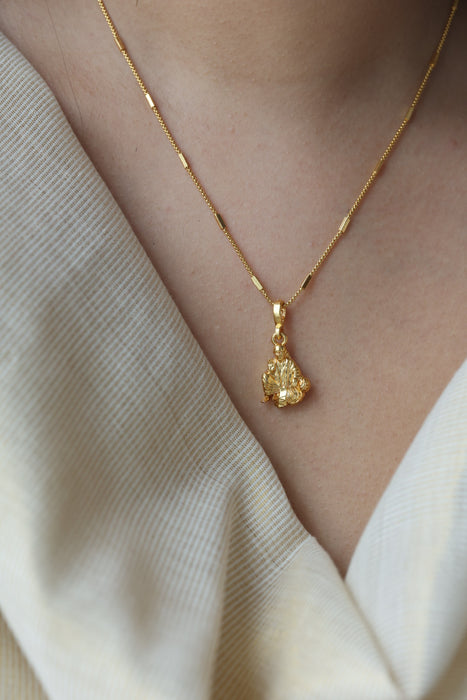 Heritage gold plated SAI BABA  pendant short chain HC1799
