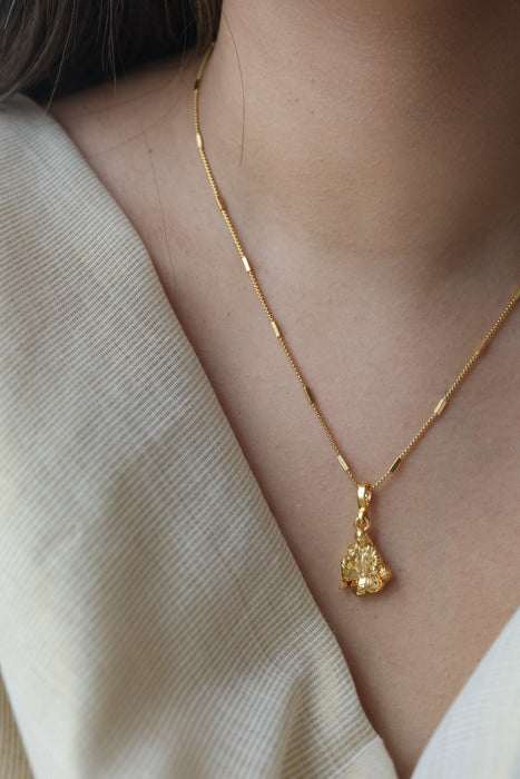 Heritage gold plated SAI BABA  pendant short chain HC1799