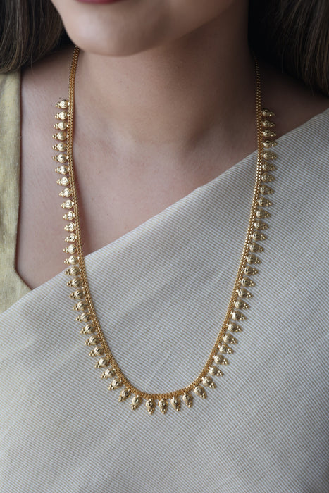 Heritage gold plated long necklace HL7562