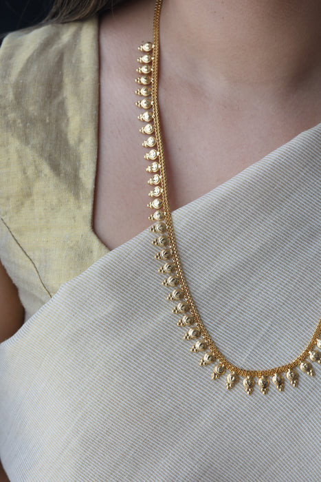 Heritage gold plated long necklace HL7562