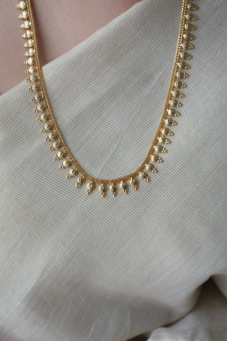 Heritage gold plated long necklace HL7562
