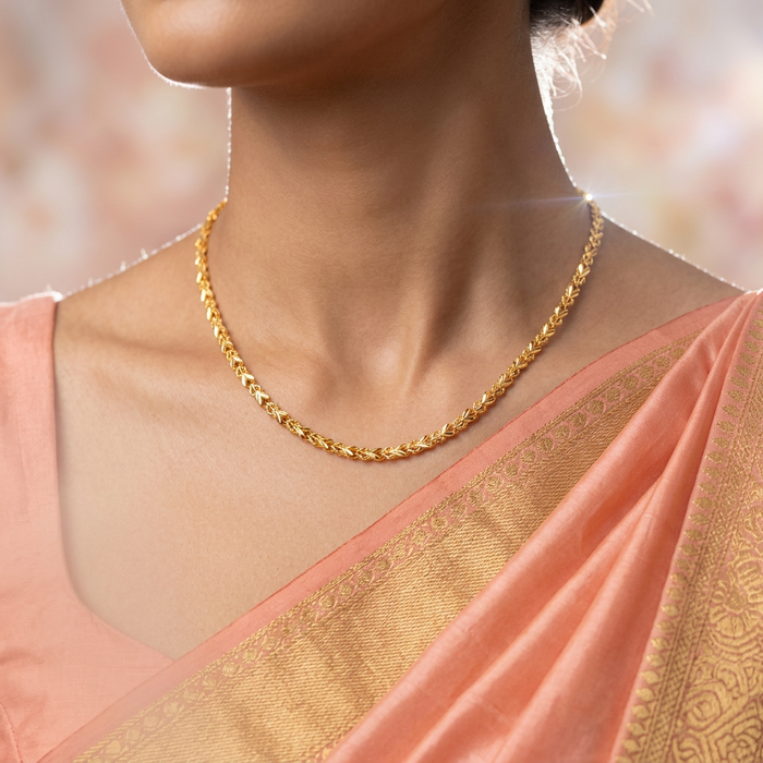Heritage gold plated short chain HC1889