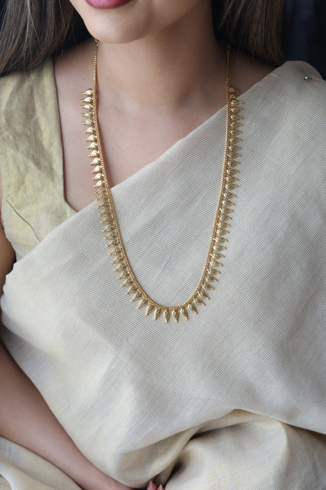 Heritage gold plated long necklace HL17182