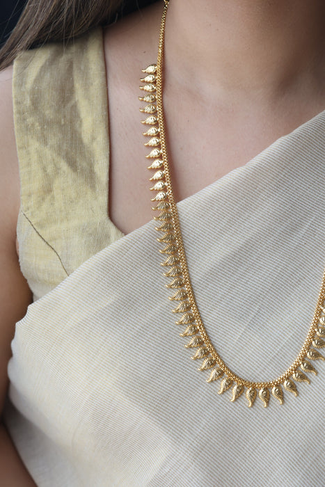 Heritage gold plated long necklace HL17182
