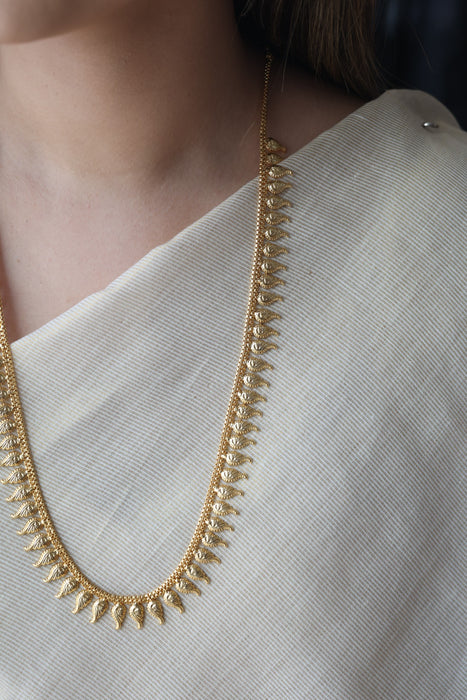 Heritage gold plated long necklace HL17182