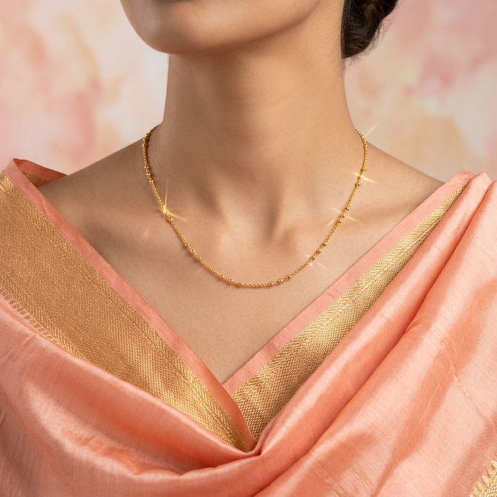 Heritage gold plated short chain HC3893