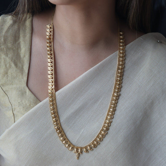 Heritage gold plated long necklace HL2442