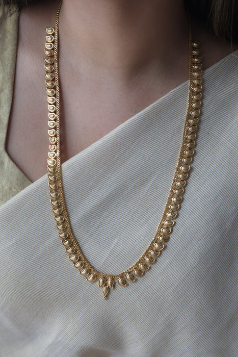 Heritage gold plated long necklace HL2442