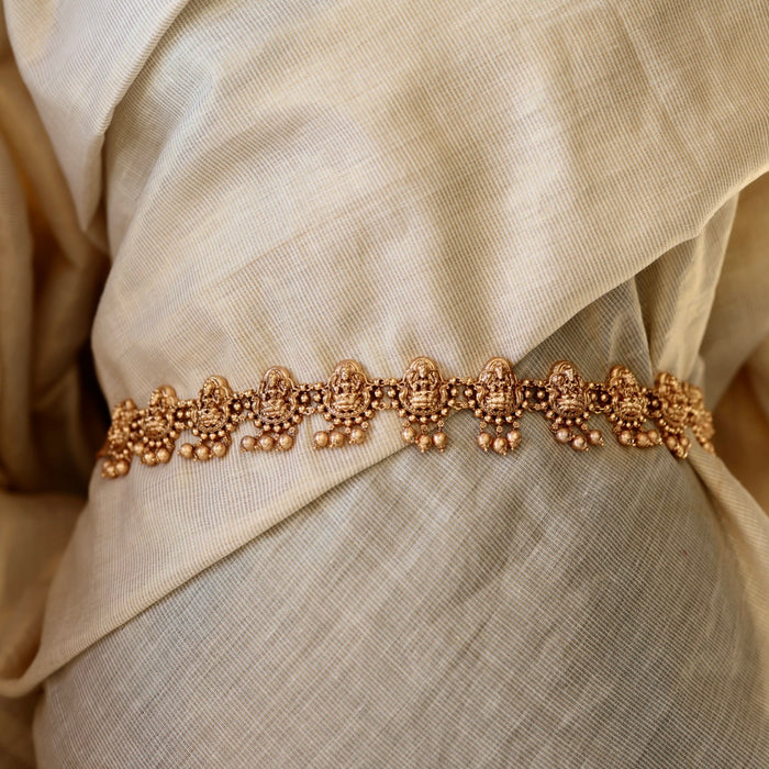 Antique gold and temple design waistchain AW4122