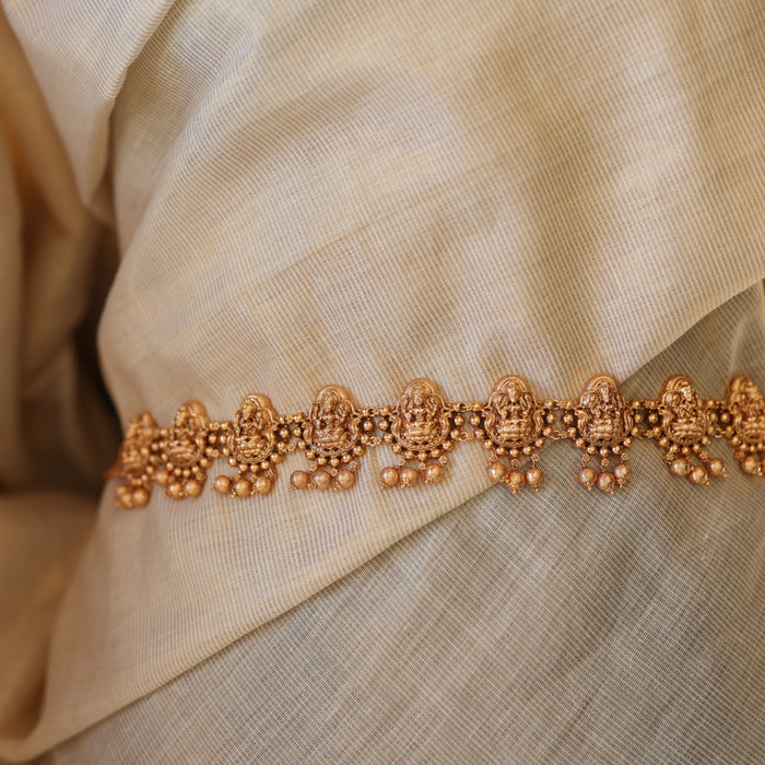 Antique gold and temple design waistchain AW4122