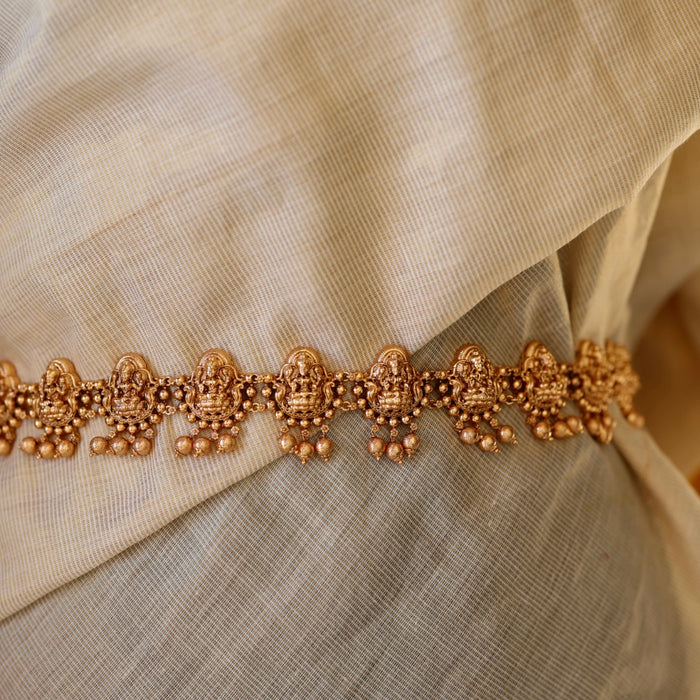 Antique gold and temple design waistchain AW4122